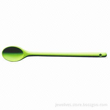 Extra long 15-inch silicone spoon